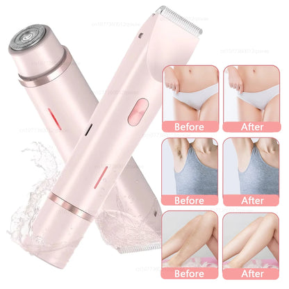 Rasoir Électrique 2-en-1 IPX7 Étanche – Bikini & Corps | ZEPH