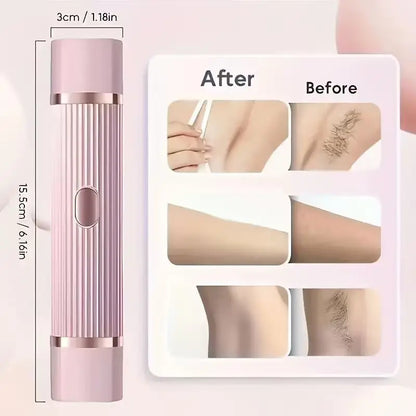 Rasoir Électrique Portable 2-en-1 Double Tête – Épilation Indolore | ZEPH