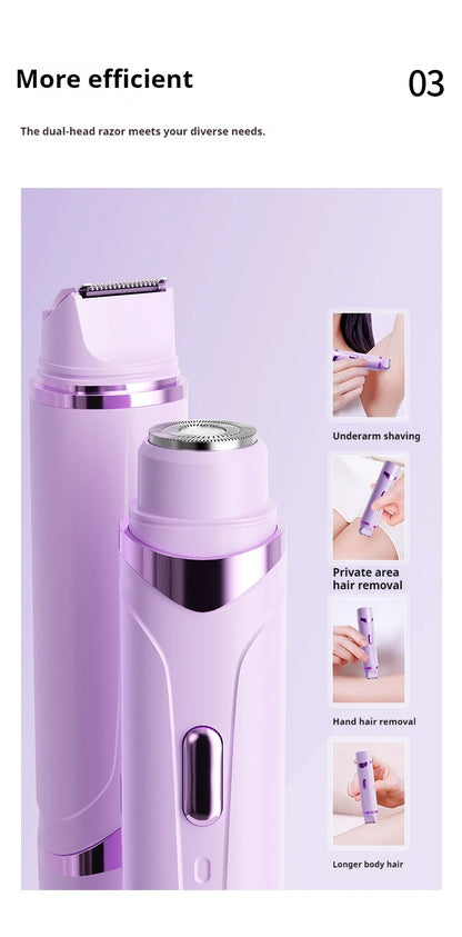 Rasoir Électrique 2-en-1 Compact – Épilation Corps & Visage | ZEPH
