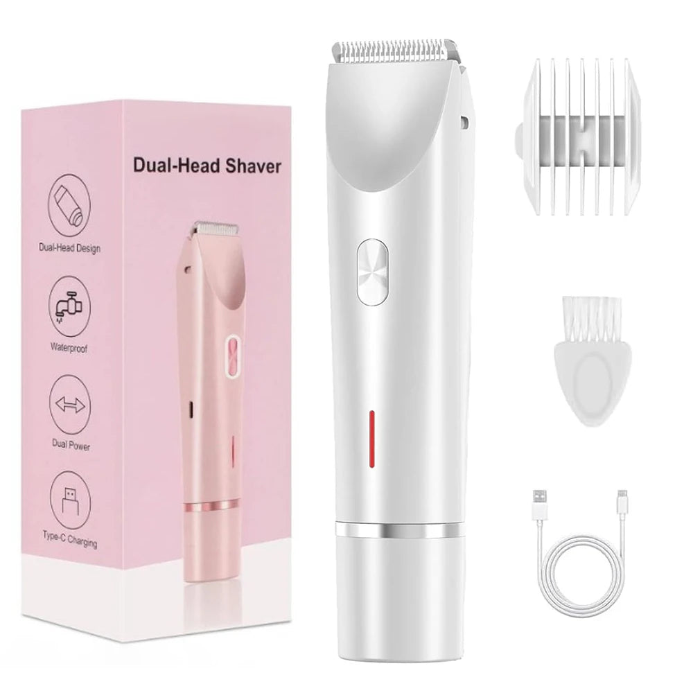 Rasoir Électrique 2-en-1 IPX7 Étanche – Bikini & Corps | ZEPH