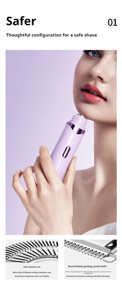 Rasoir Électrique 2-en-1 Compact – Épilation Corps & Visage | ZEPH