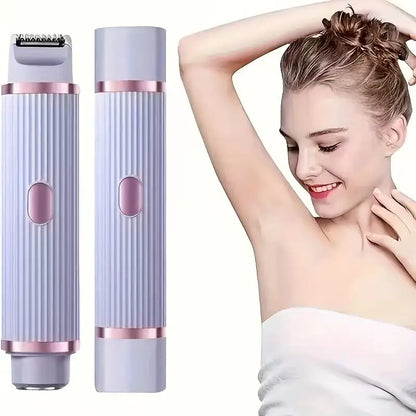 Rasoir Électrique Portable 2-en-1 Double Tête – Épilation Indolore | ZEPH