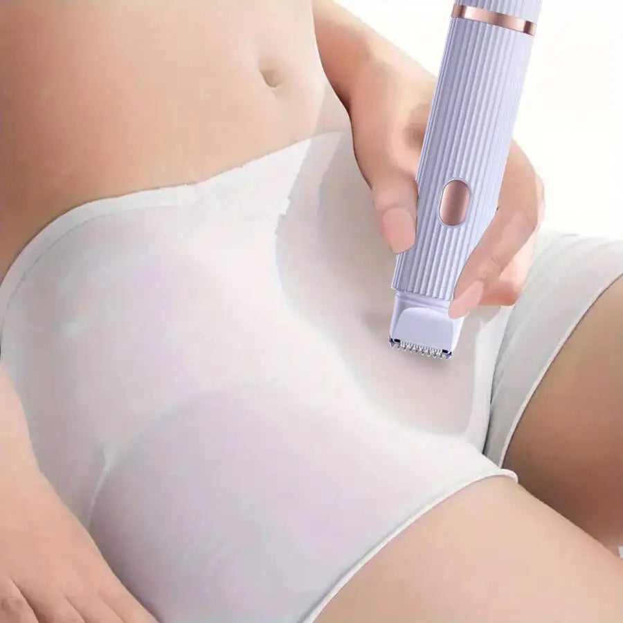 Rasoir Électrique Portable 2-en-1 Double Tête – Épilation Indolore | ZEPH