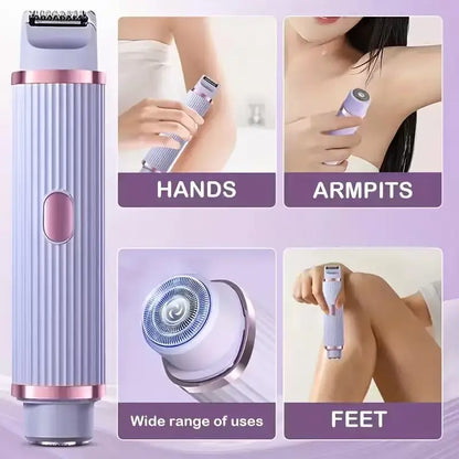 Rasoir Électrique Portable 2-en-1 Double Tête – Épilation Indolore | ZEPH
