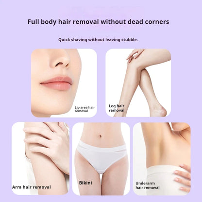 Rasoir Électrique 2-en-1 Compact – Épilation Corps & Visage | ZEPH