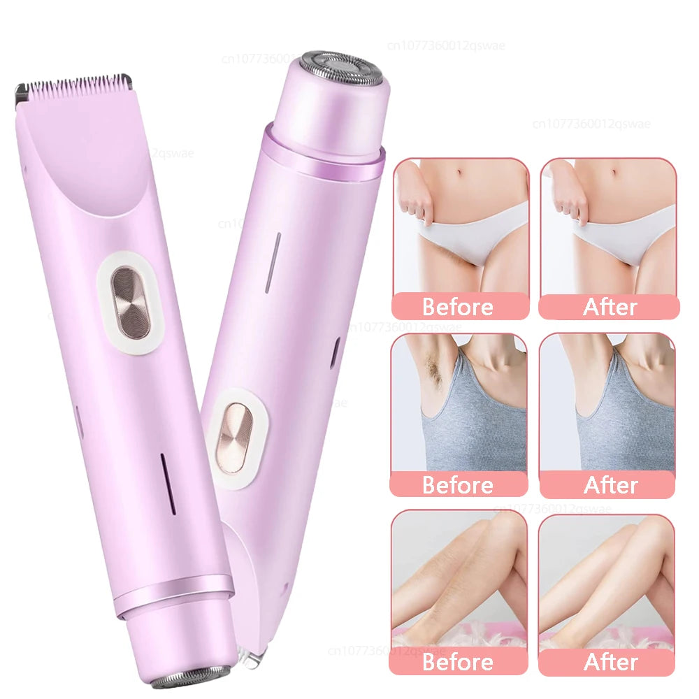 Rasoir Électrique 2-en-1 IPX7 Étanche – Bikini & Corps | ZEPH