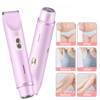Rasoir Électrique 2-en-1 IPX7 Étanche – Bikini & Corps | ZEPH