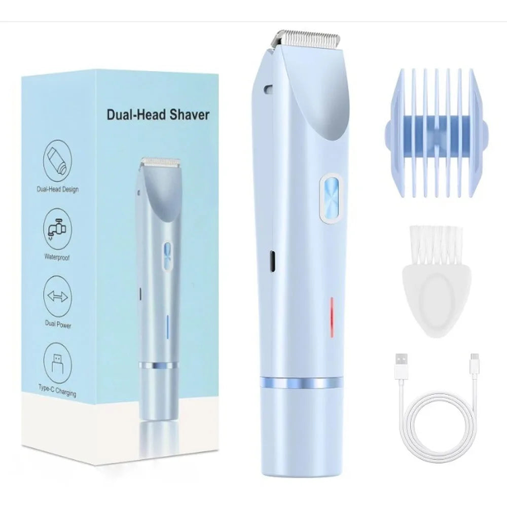 Rasoir Électrique 2-en-1 IPX7 Étanche – Bikini & Corps | ZEPH