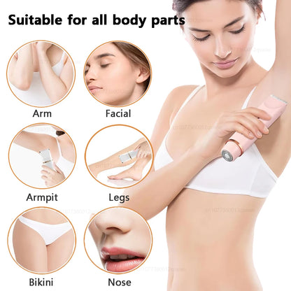 Rasoir Électrique 2-en-1 IPX7 Étanche – Bikini & Corps | ZEPH