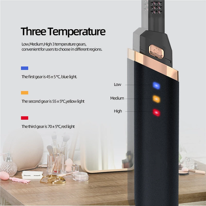 Recourbe-cils électrique à température réglable et chauffe rapide
